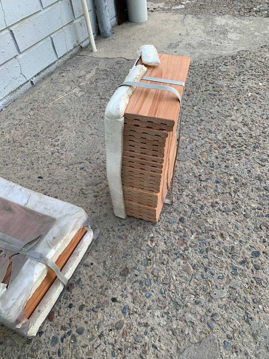 Керамическая напольная тротуарная плитка размером 10х20см Нескользящая