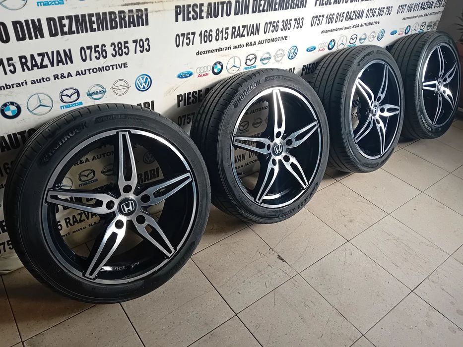 Jante Honda Renault Dacia Duster Kia Mazda R17 225/45R17 4X114.3 Anvelope Vara Hankook Foarte Bune