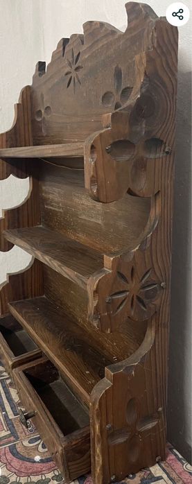 Raft de bucătărie vintage