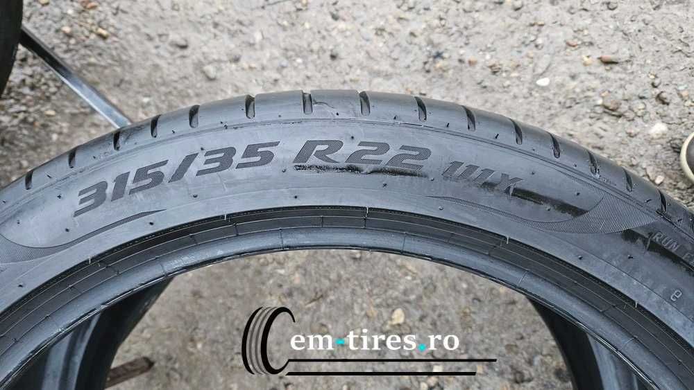 SET 4 Anvelope Vara 285/40 R22 + 315/35 R22 PIRELLI P zero Runflat