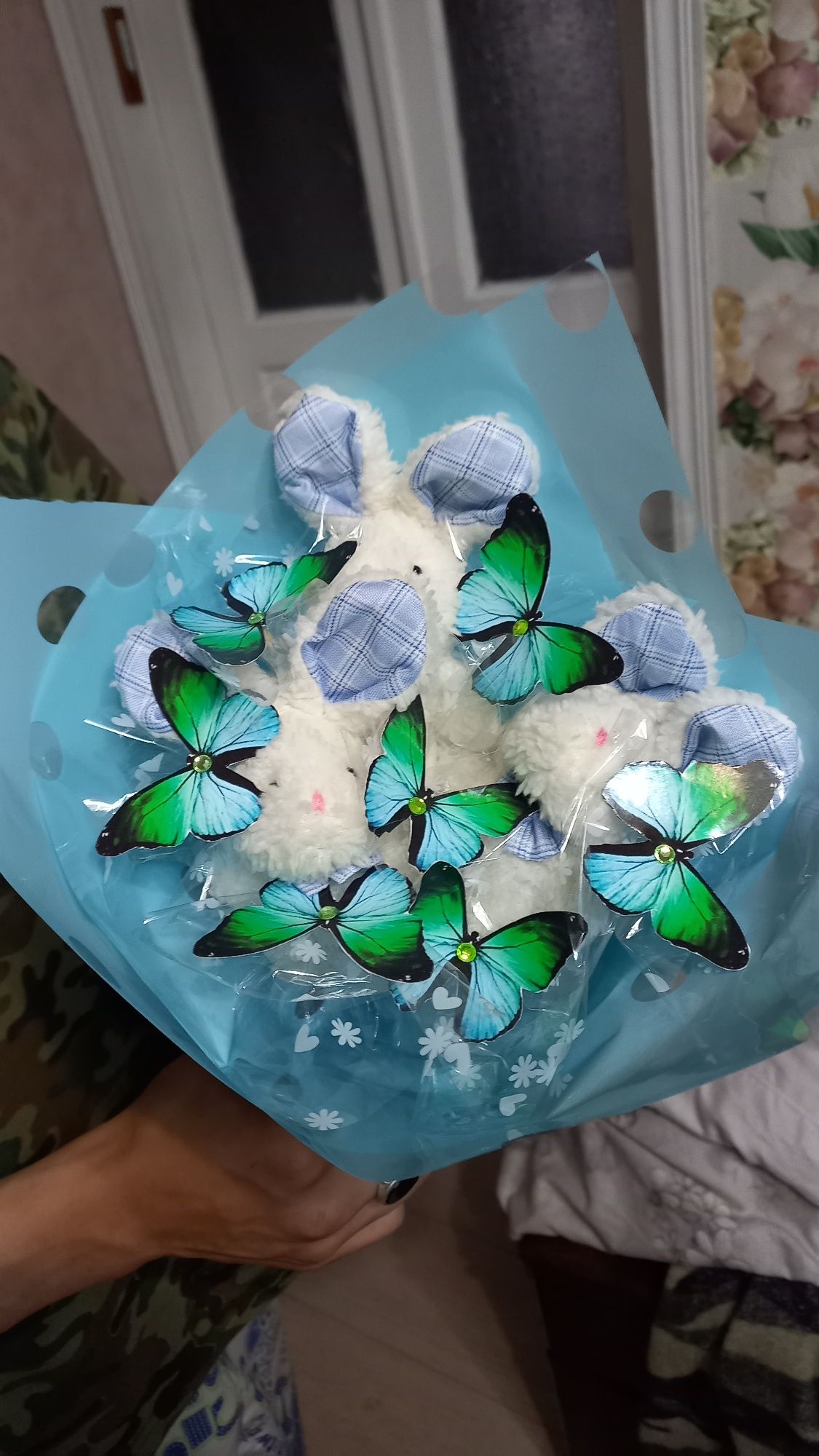 Букет из бабочек как сделать