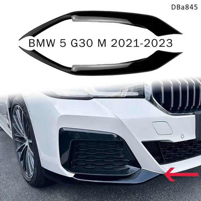 Тунинг странични добавки предна броня BMW 5 G30 M 21-23 Facelift бмв г