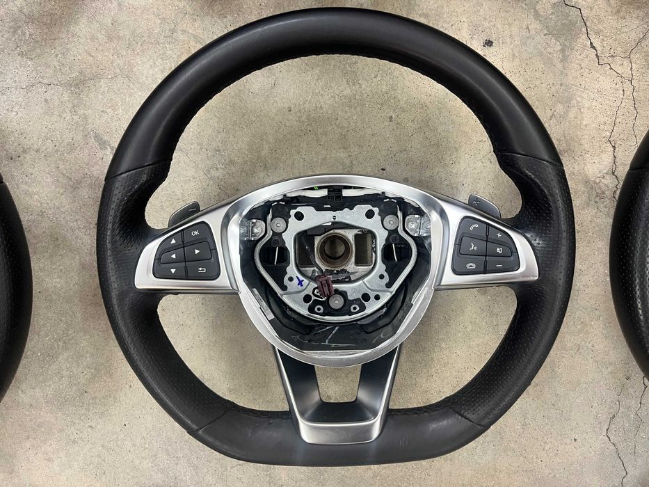 Оригинален с перфорирана кожа Мулти волан с пера Mercedes A Class AMG