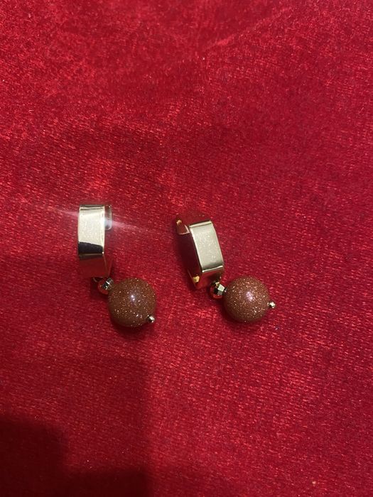 СЕРЬГИ с натуральными камнями