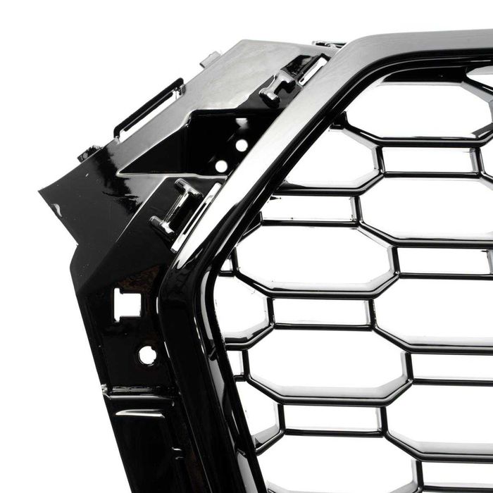 Grila fara emblema Audi A4 B9 negru lucios (15-19) PDC