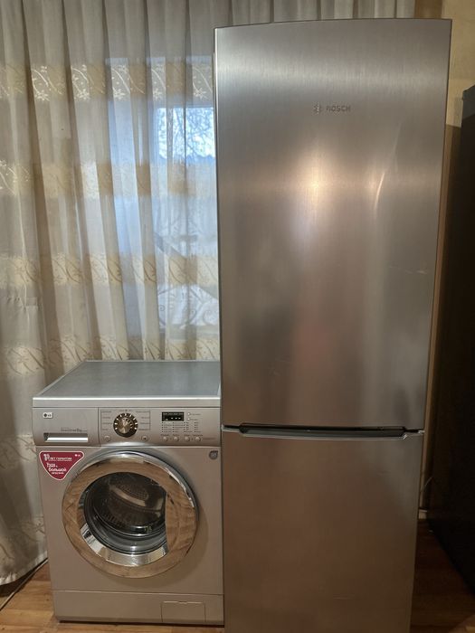 Холодильник стиралка Bosch LG