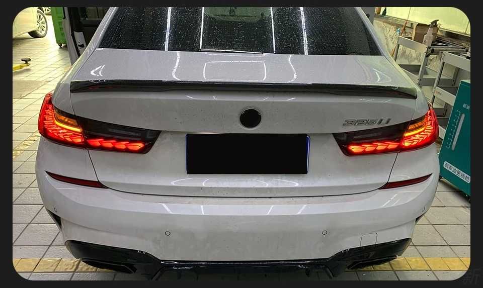 Set Stopuri LED BMW Seria 3 G20 2018-2024, Model GTS OLED, Rosu inchis