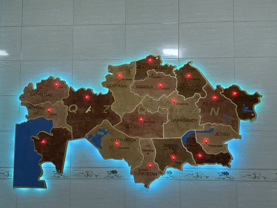 Карта Казахстана