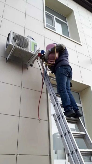 Установка кондиционера монтаж