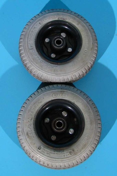 Roti cu cauciuc si camera pentru carucior electric 2.80/2.50-4 - set