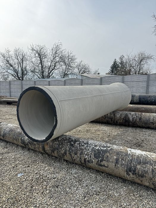 Tuburi beton armat Ø600 / Ø800 / Ø1000 – 5.20 m – Transport disponibil