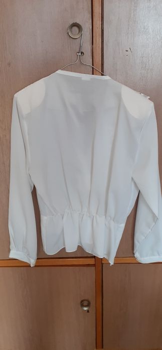 Официална дамска риза, бяла