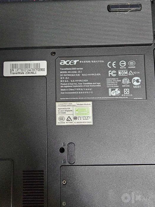 Ноутбук Acer TravelMate 2300 series
