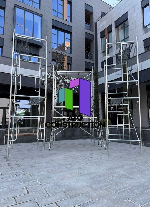 Леса строительные заводские, из качественной оцинкованной стали, Китай