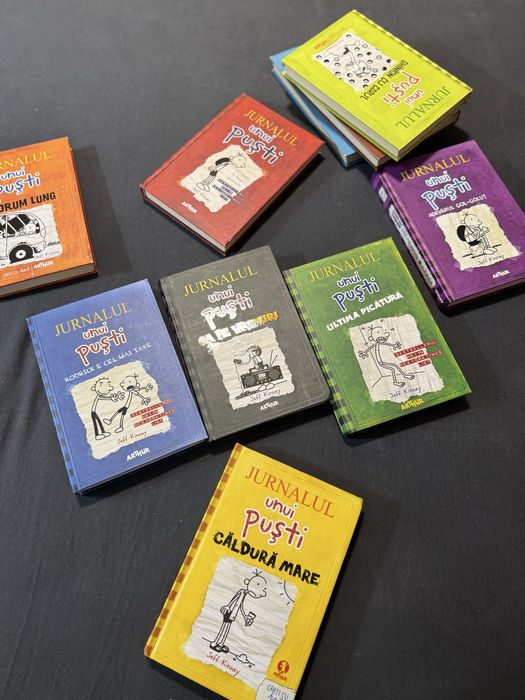 Set complet Jurnalul unui Puști 1–10 – Jeff Kinney, Editura Arthur