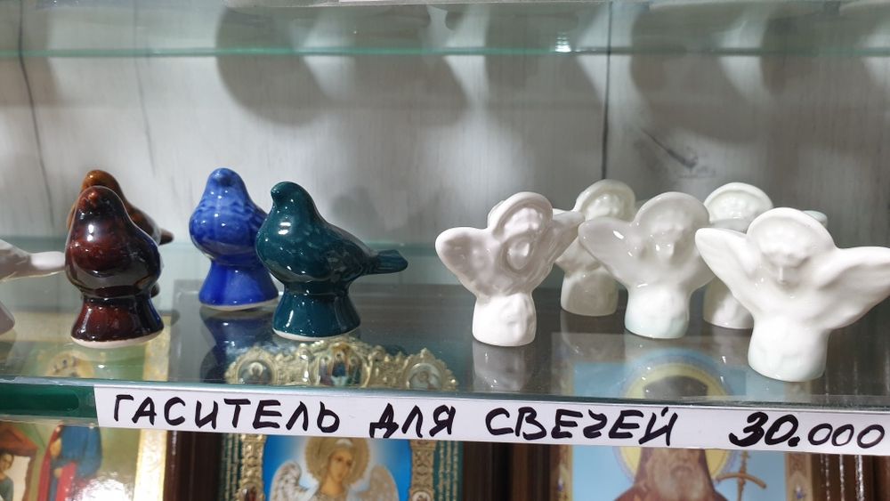 Свечи разные восковые цветные