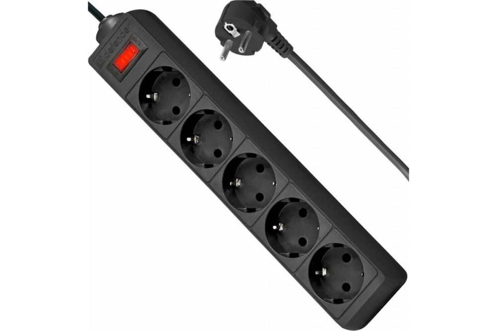 Пилот , удлиннитель , Сетевой фильтр Defender — надёжная защита