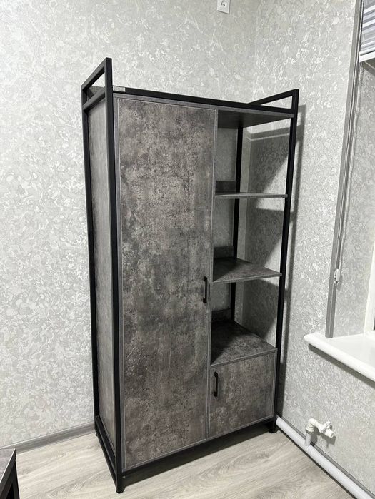 Стеллаж шкаф стол лофт  мебель shkaf stol jovon mebel