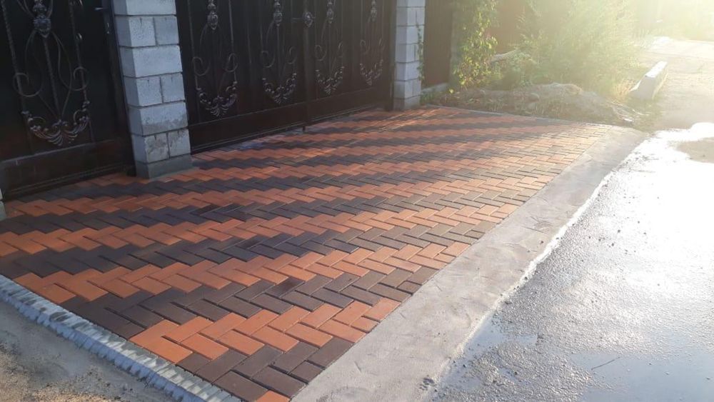 Прессованная брусчатка