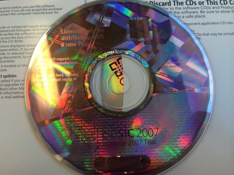 Disc Microsoft Office 2007 original + Serial Nr, Langauge Pack Win XP Arad  • 