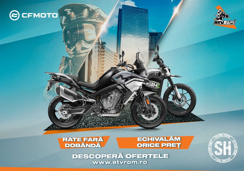 Atv,Motociclete,Scutere SH in Rate/Leasing (CFMOTO,Can-am,KTM)