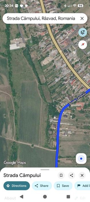 Teren Razvad  strada Campului
