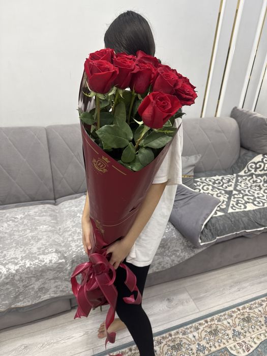 Цветы  б/у только что подаренные свежые