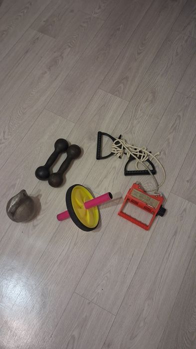 Гантели | Гиря | Колесо для пресса | Эспандер ручной