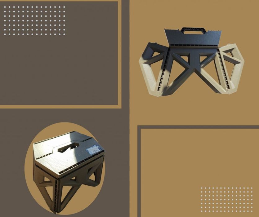 Сгъваема табуретка Преносим стол