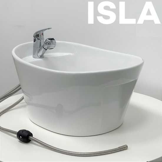 Вана за педикюр Isla- бяла/черна