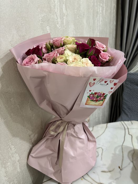 Цветы букет роза