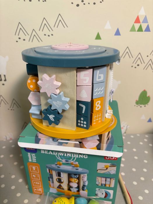 11 в 1 Интерактивен Монтесори куб