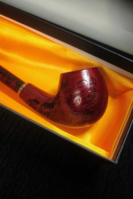 Длинная Курительная Трубка Churchwarden. 46 см. Подарочный Комплект.