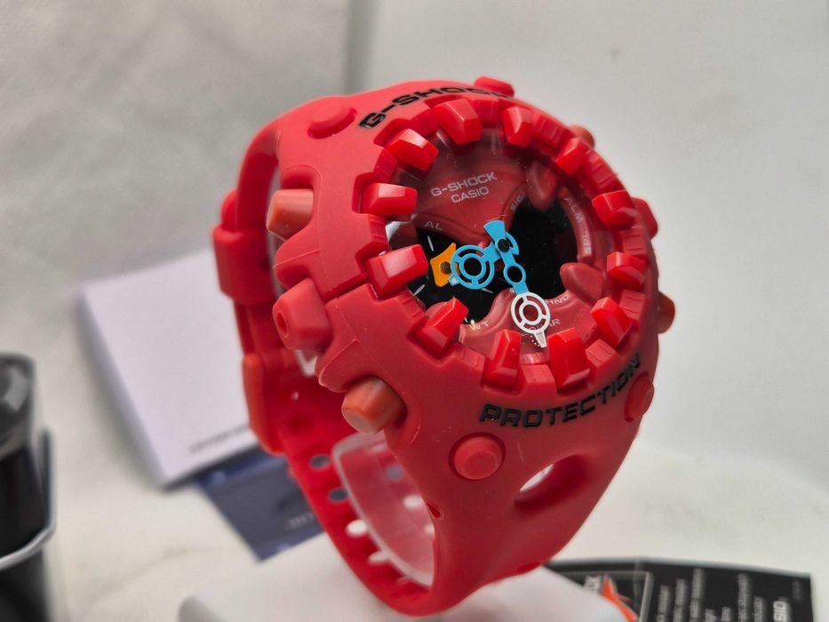 Ceas Sport Casio g shock GA-V01-AER rosu, Nou,Garantie 2 ani