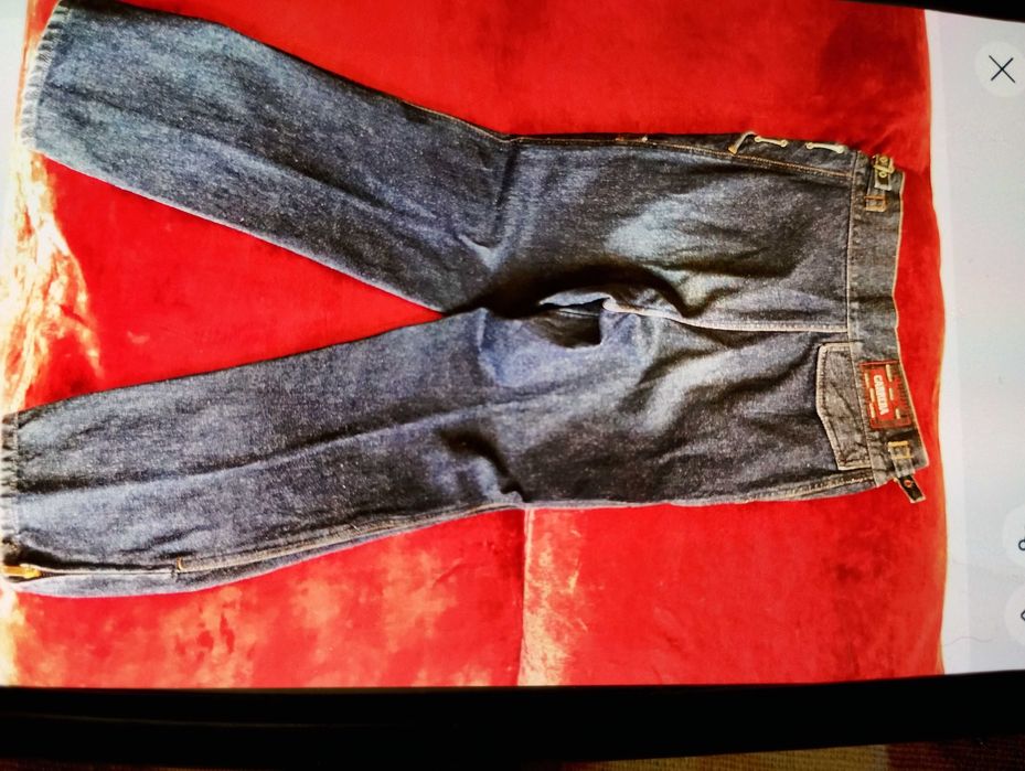 Дънки дълги, летни и черен официален панталон