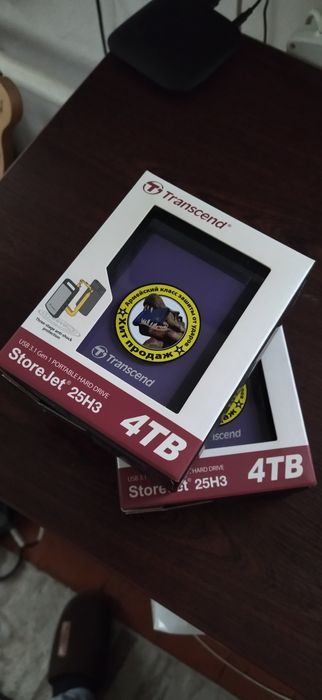 Внешний диск 4TB Transcend
