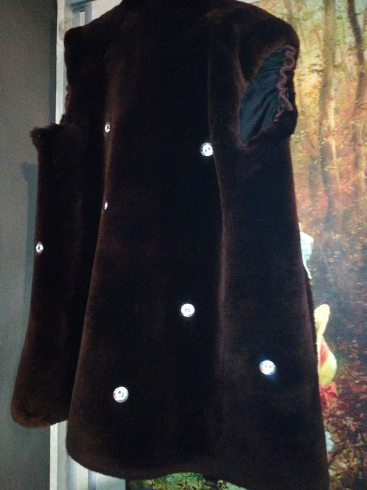 Vestă blana naturală f călduroasă