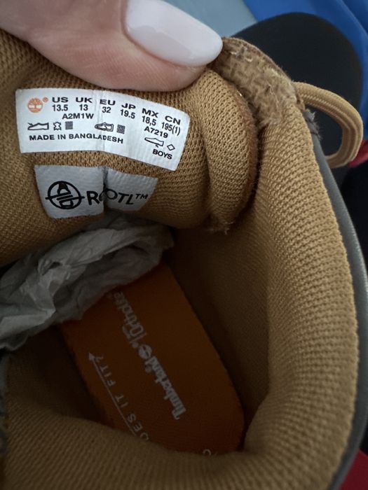 Ghete Timberland piele naturala