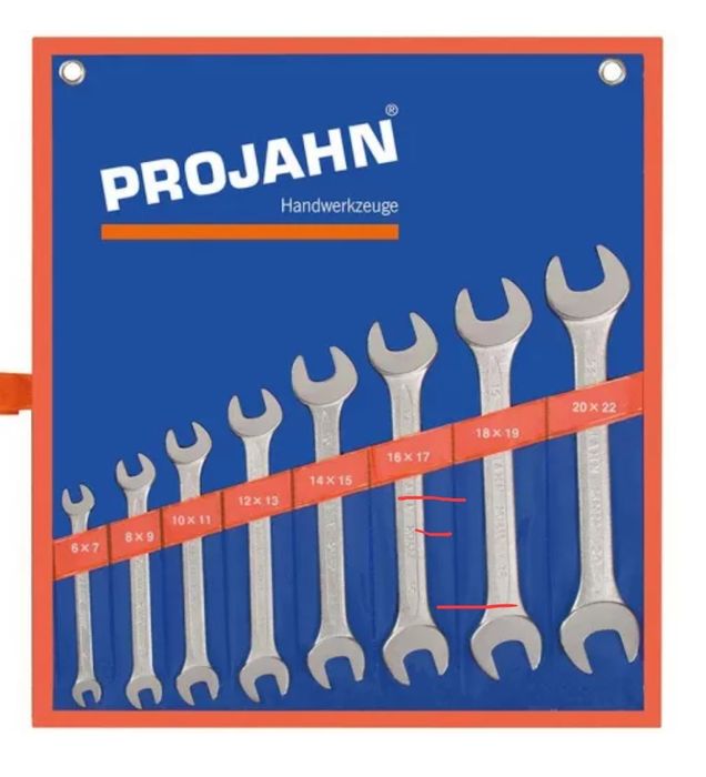 Trusă Chei Combinate Projahn Germania Scule Profi Combinate Cu Clichet