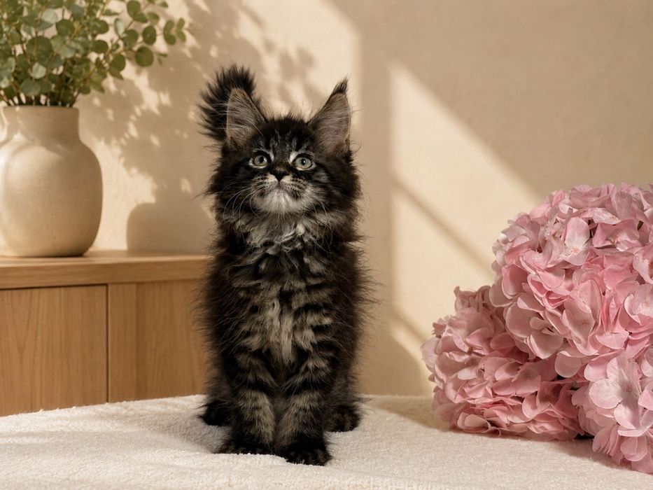 Femela MAINE Coon disponibila!