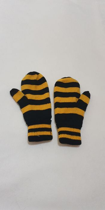 Варежки шерстяные, внутри утеплённые