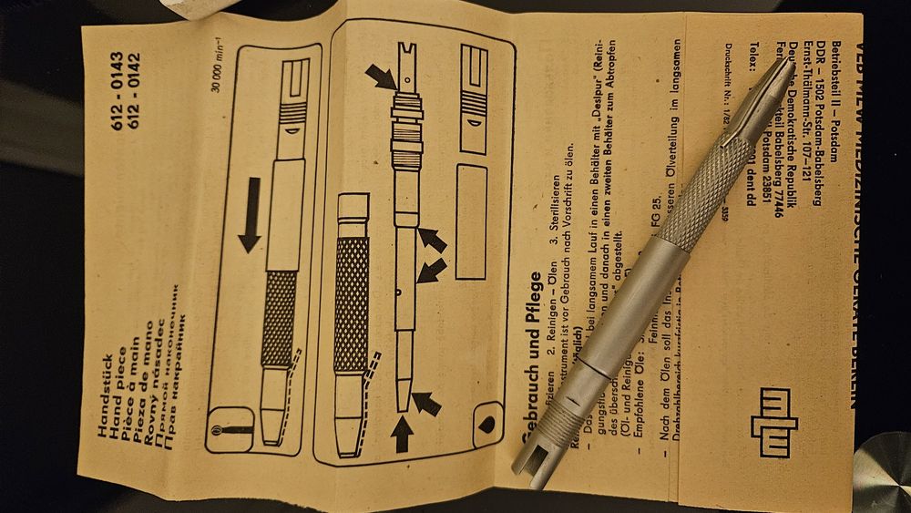 Немска Зъботехническа, матричарска машина
