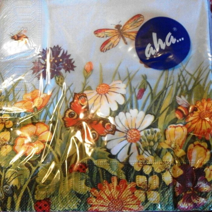 Салфетки за декупаж на пакет