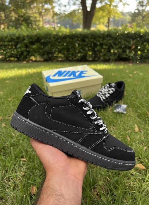 Adidasi Jordan 1 Low Dark Phantom - Premium - Full Box