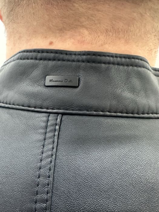 Geaca de piele Massimo Dutti