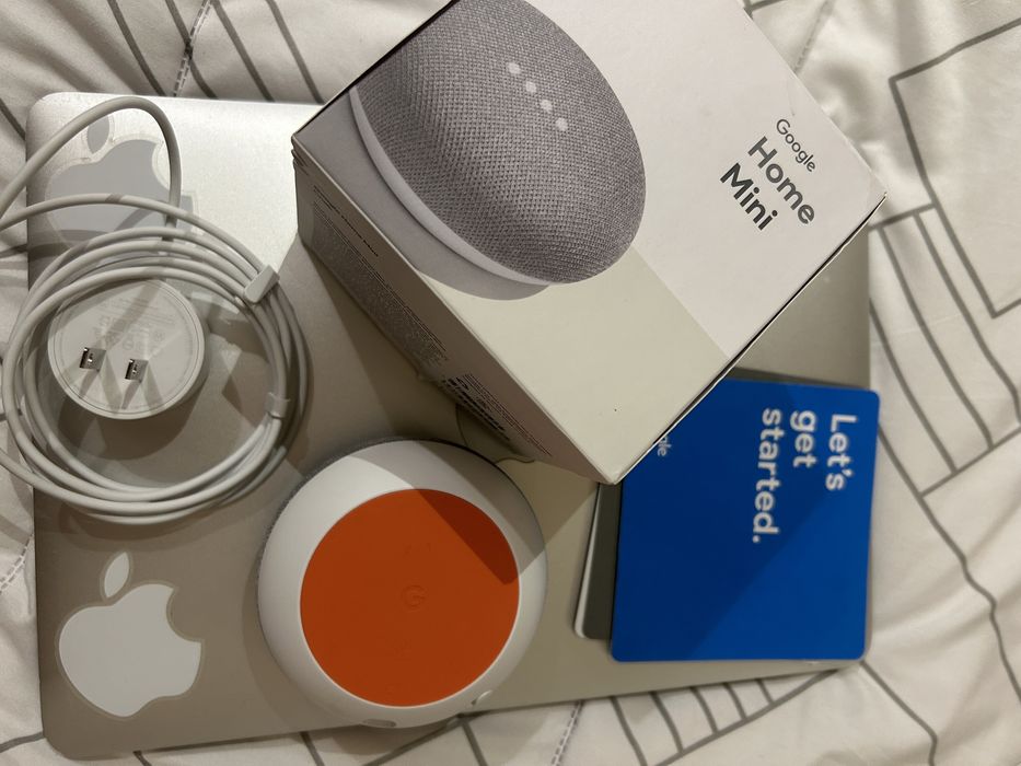 Смарт тонколона Google Home mini, Сив