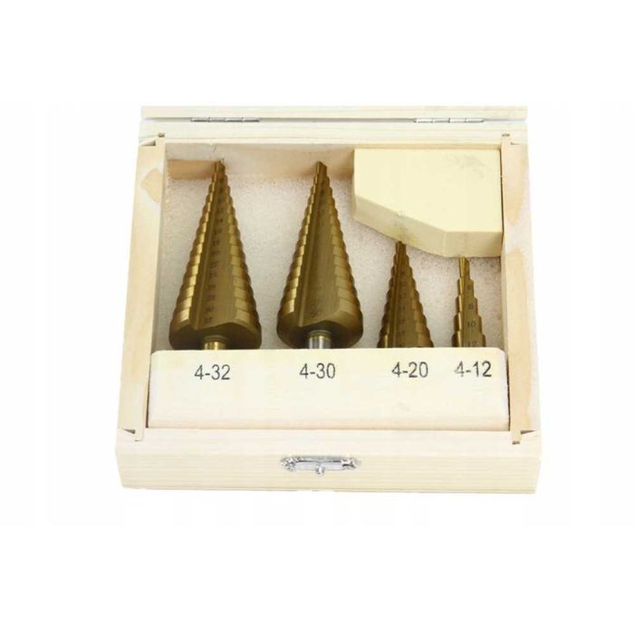 Комплект конусовидни свредла 4 броя