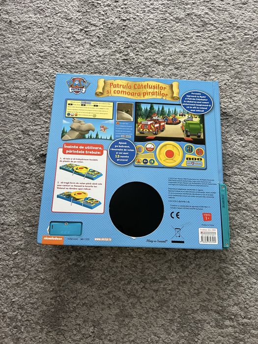 Carte cu volan si sunete Patrula catelusilor