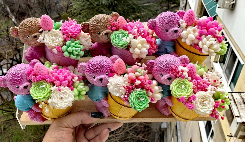 Кашпи с декорация