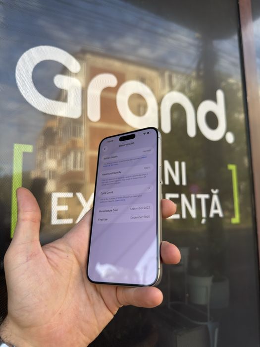 iPhone 15 Pro Max Baterie 100% * GRAND * Garantie 1 AN